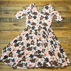 Girls Dot Dot Smile twirl dress, size 11